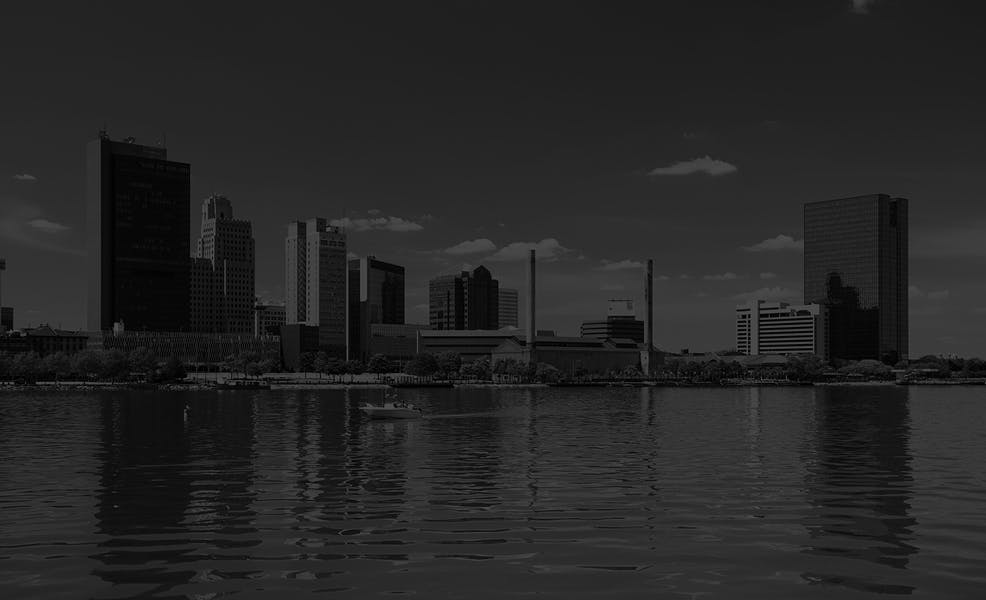 Toledo skyline background photo