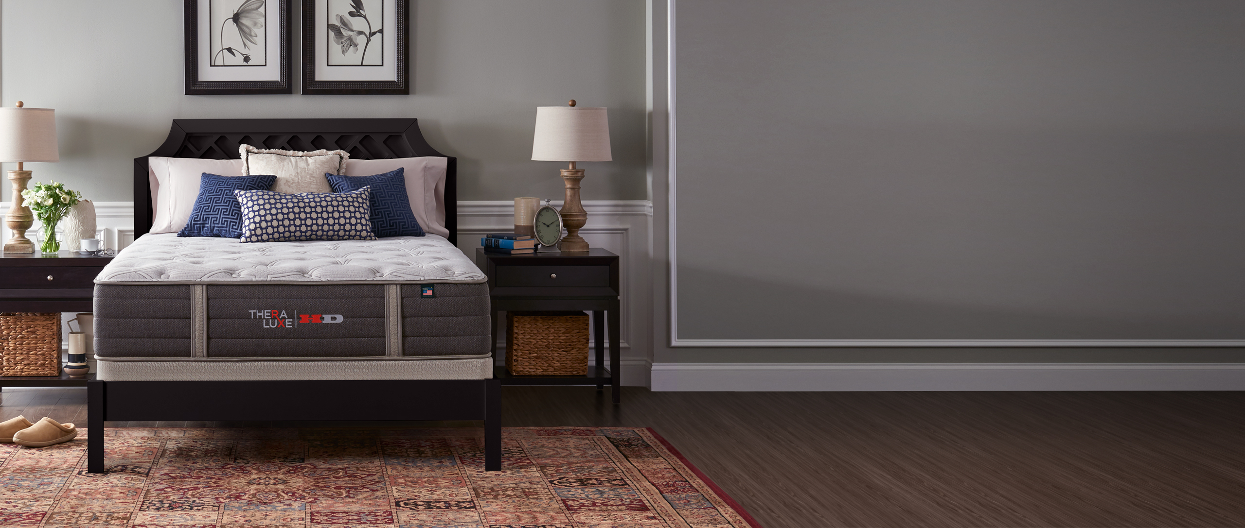 TheraLuxe HD - Heavy-Duty Mattress in a bedroom setting