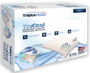 Therapedic trucool diamond luxury traditional pillow best sale