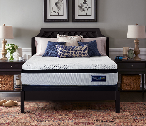 image of one of our Therapedic&reg; Hybrid mattresses