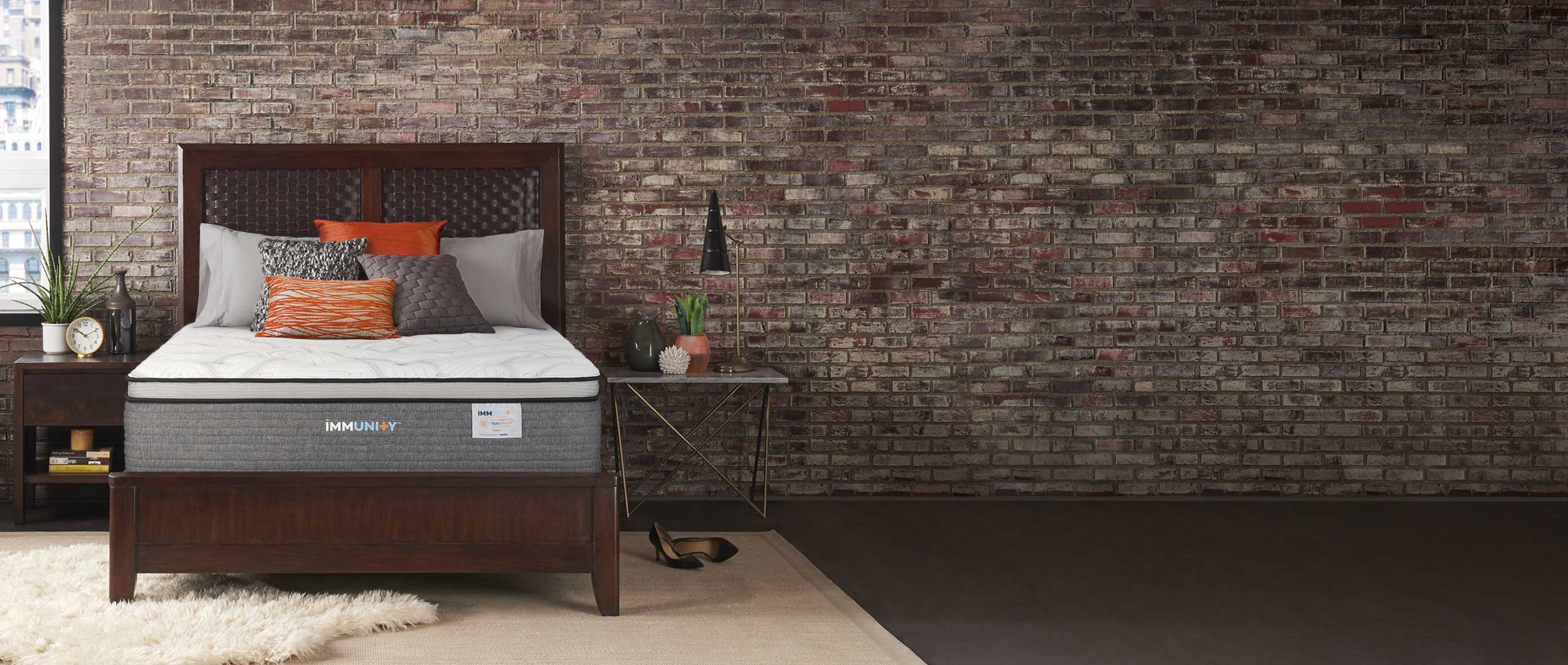 Immunity Mattress in a bedroom setting