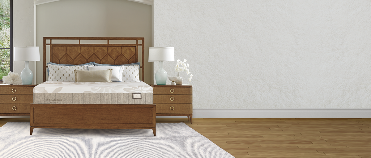 Tommy Bahama mattress in a bedroom setting