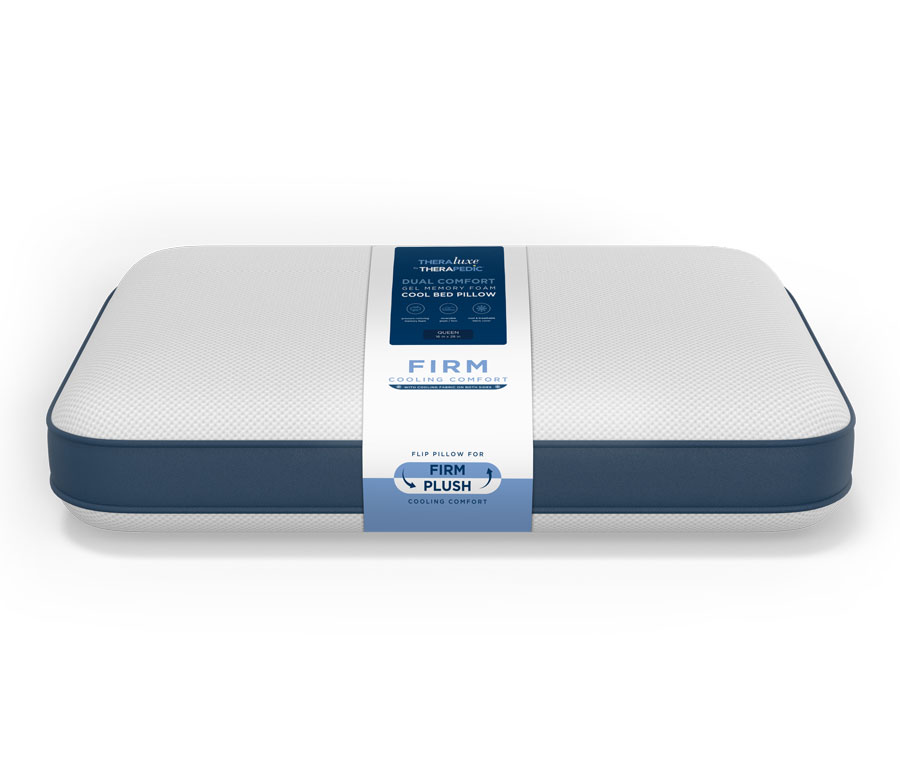 TheraLuxe by Therapedic Dual Comfort Gel Memory Foam Pillow