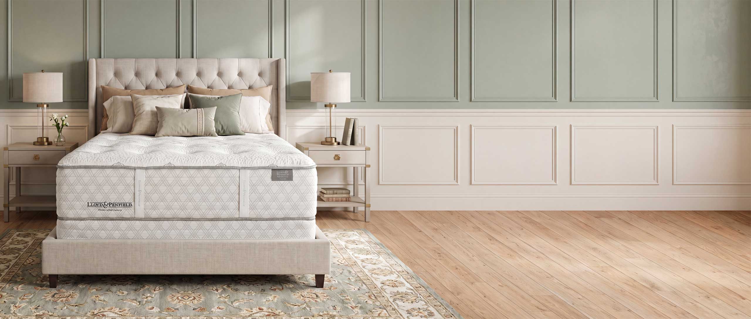 LLoyd and Penfield Mattress in a bedroom setting