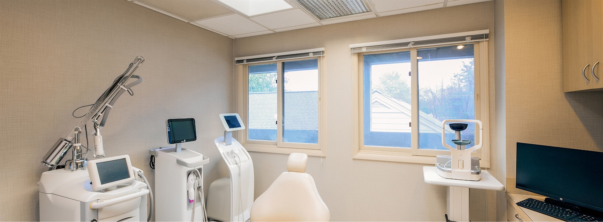 patient room and equipment