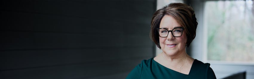 woman with short hair