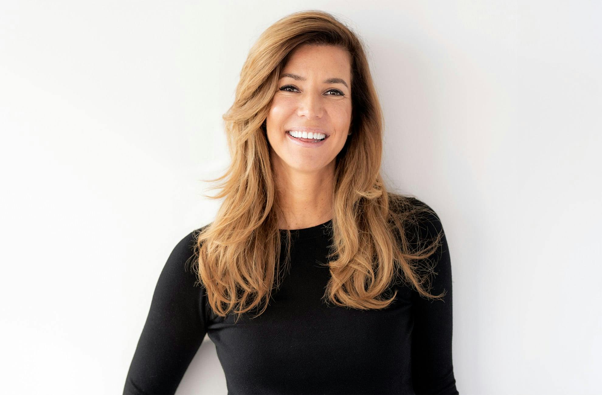 woman smiling
