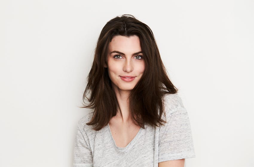 doctor showing patient forms