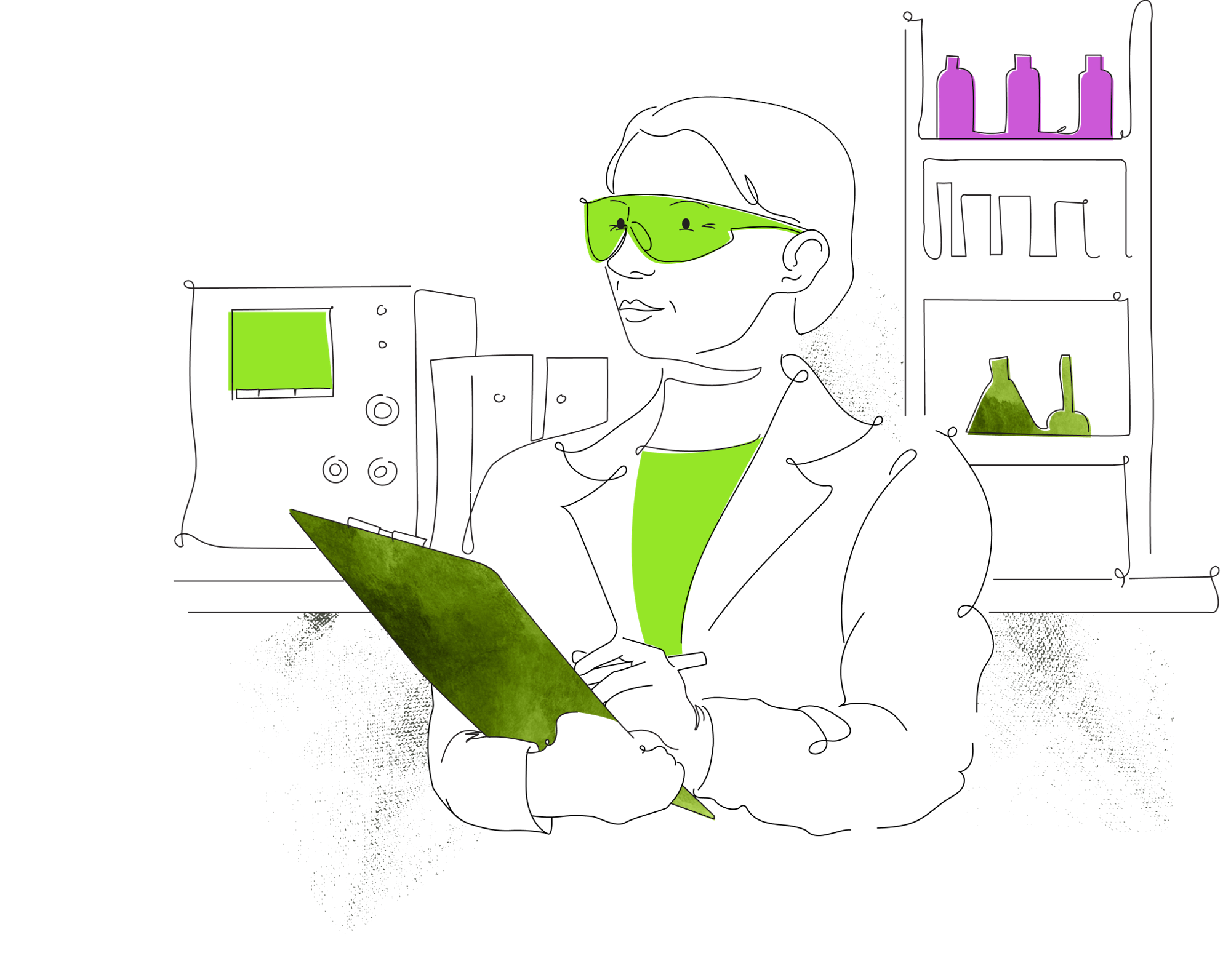 scientist illustration