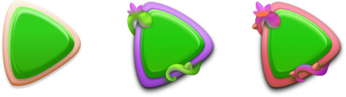 star levels icons