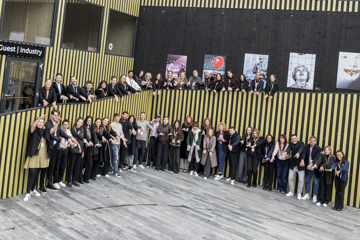 Team in front of Festival Centre