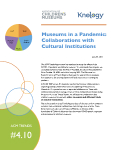 Color photo of Collaborations with Cultural Institutions report