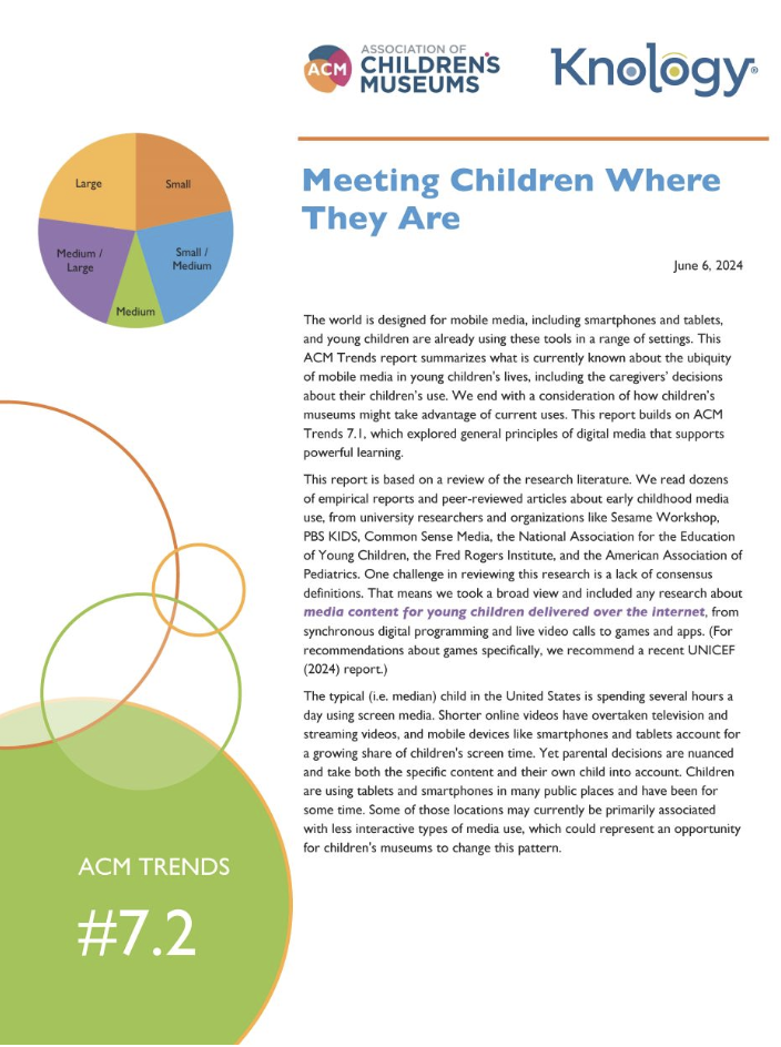 Screenshot of the cover of ACM report 7.2