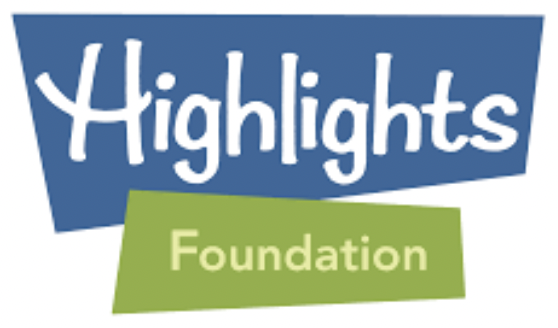 Highlights Foundation logo—white “Highlights” on a slanted blue banner above “Foundation” on a slanted green bar.