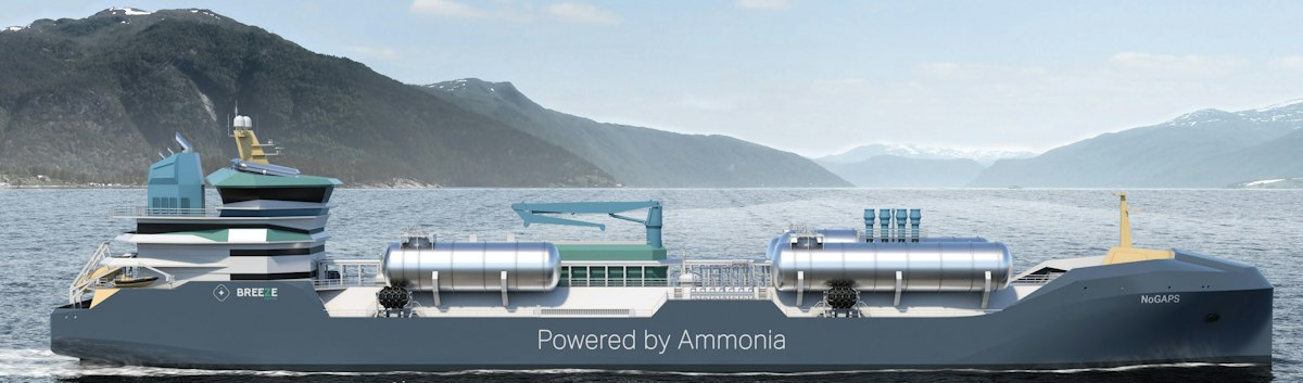 Nordic Green Ammonia Powered Ship Phase 2: M/S NoGAPS Vessel Design ...