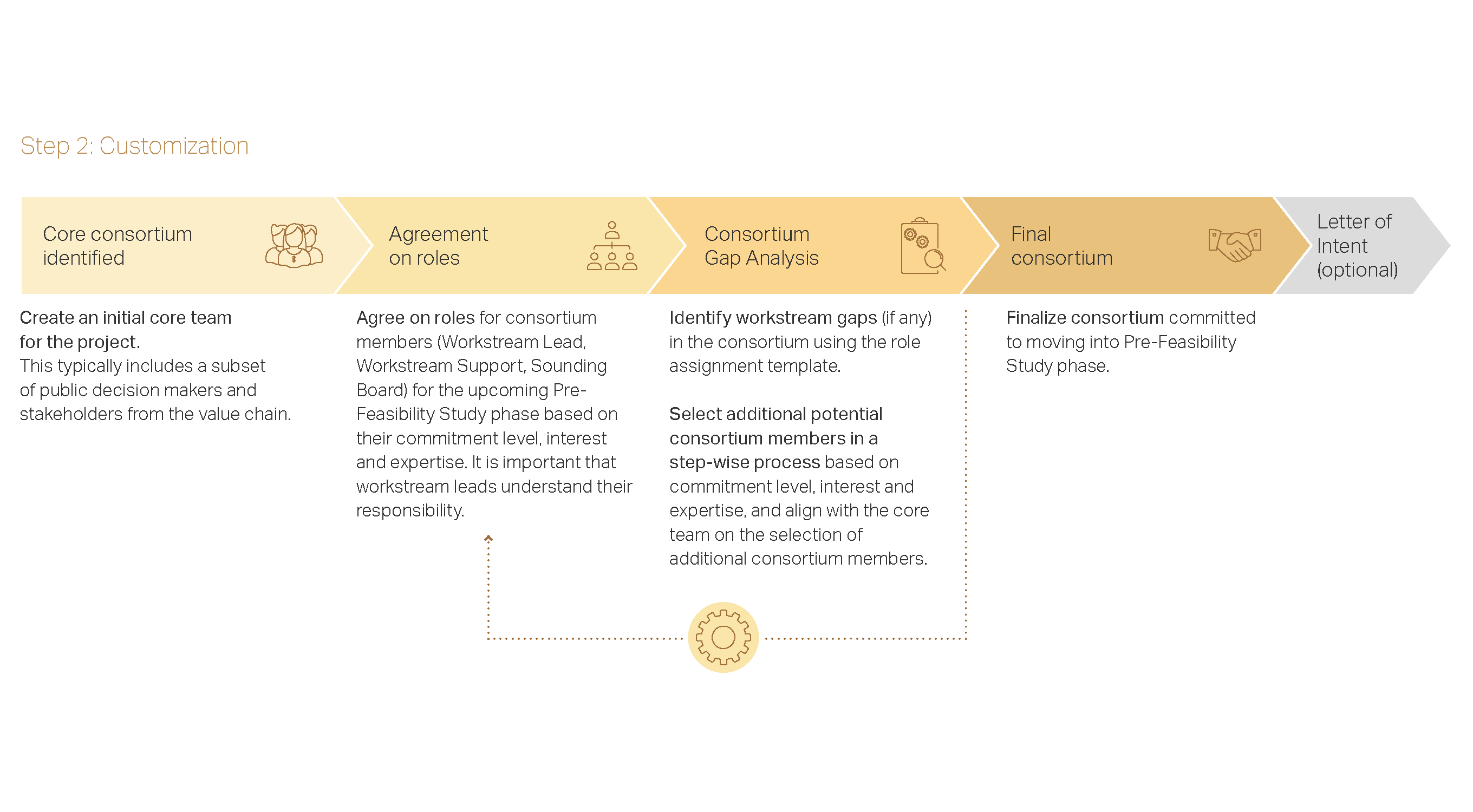 Pre-feasibility – Step 2: Customization