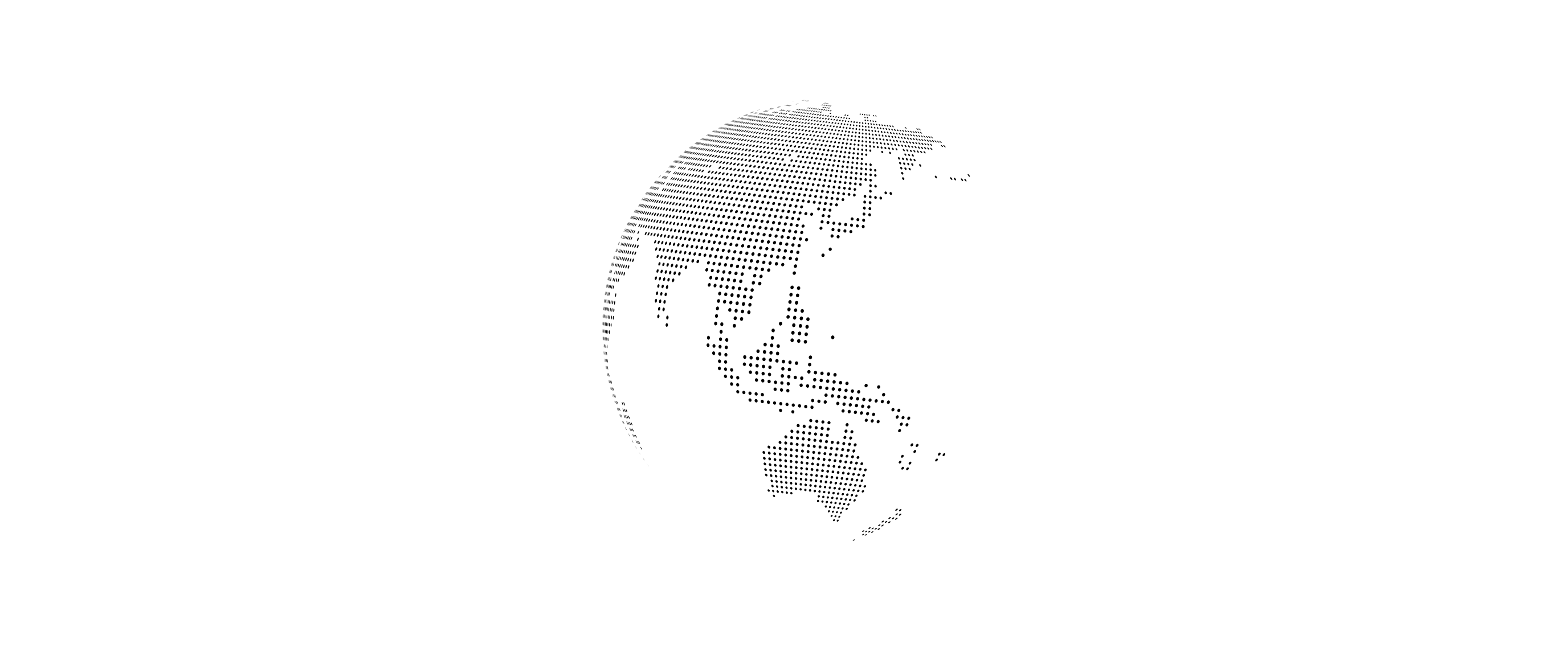 Map of the globe