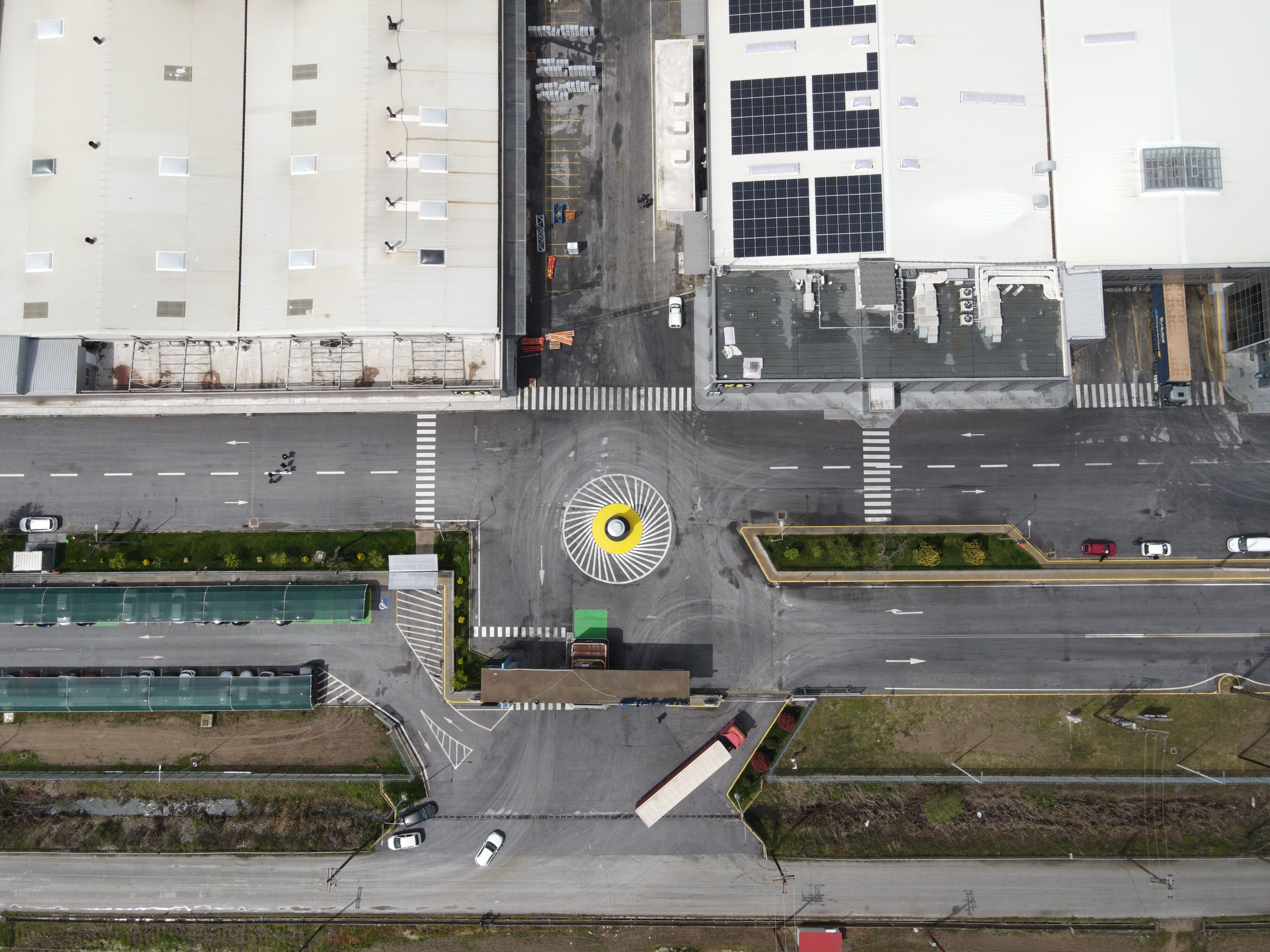 Sunlight Group Industrial Complex - Aerial Entrance