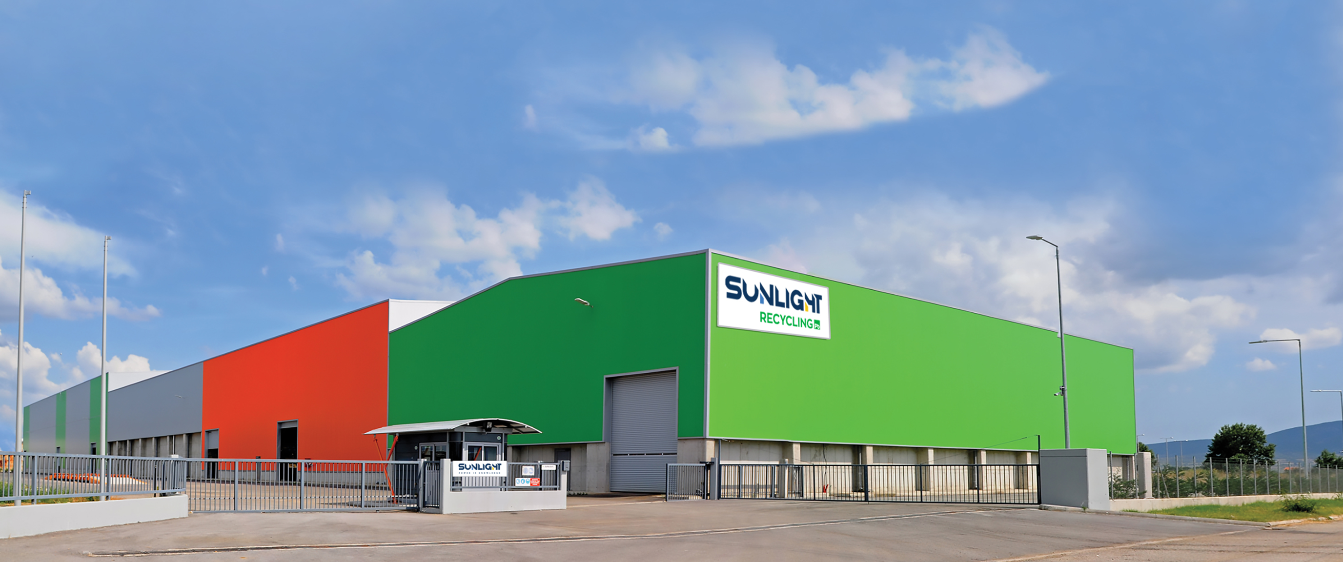 Sunlight Recycling Building Outside