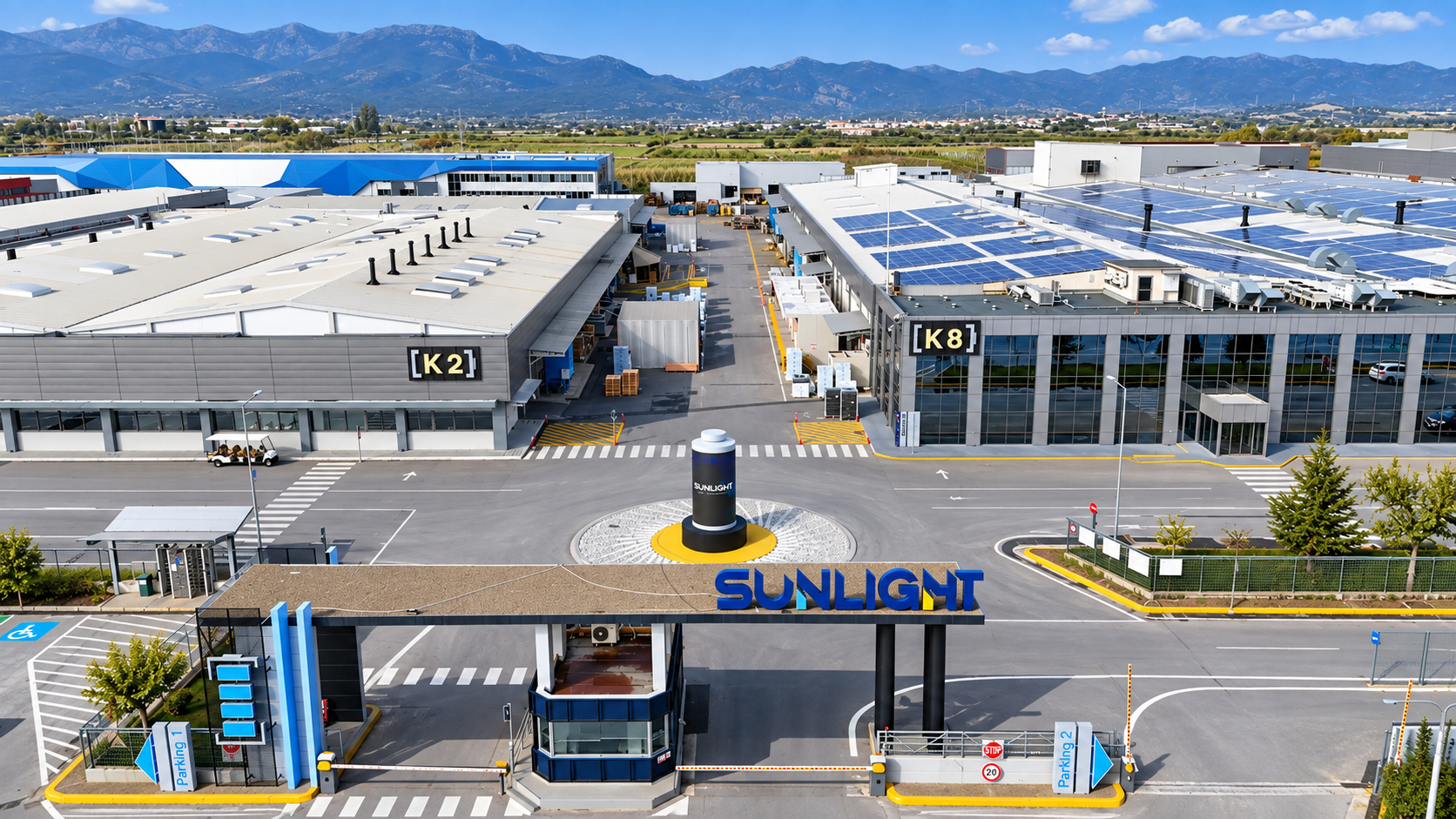 Sunlight Group Industrial Complex Entrance - Xanthi