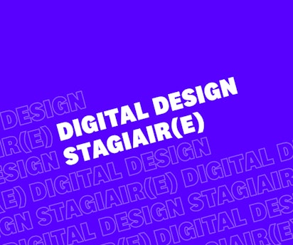 visual met tekst digital design stagiair(e)
