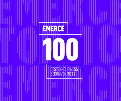 Emerce100 badge voor 2022