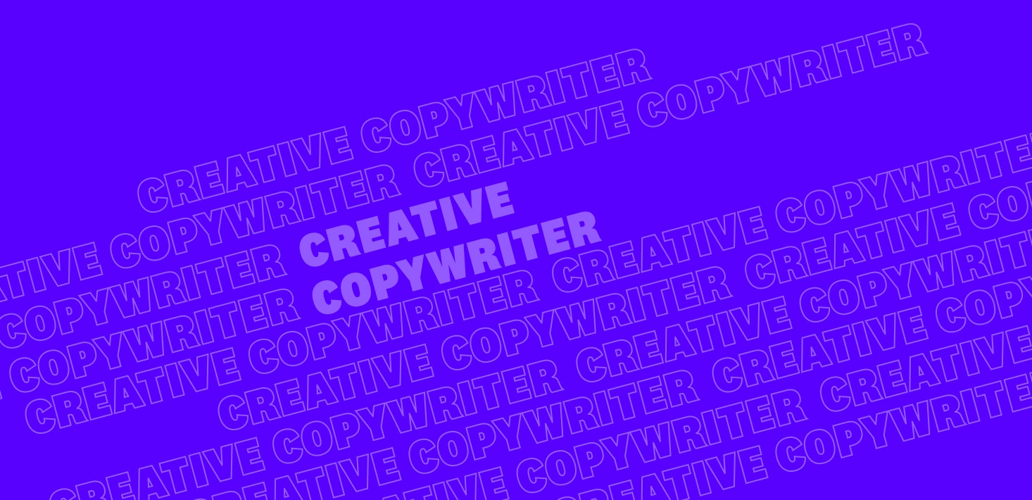 Creative copywriter 