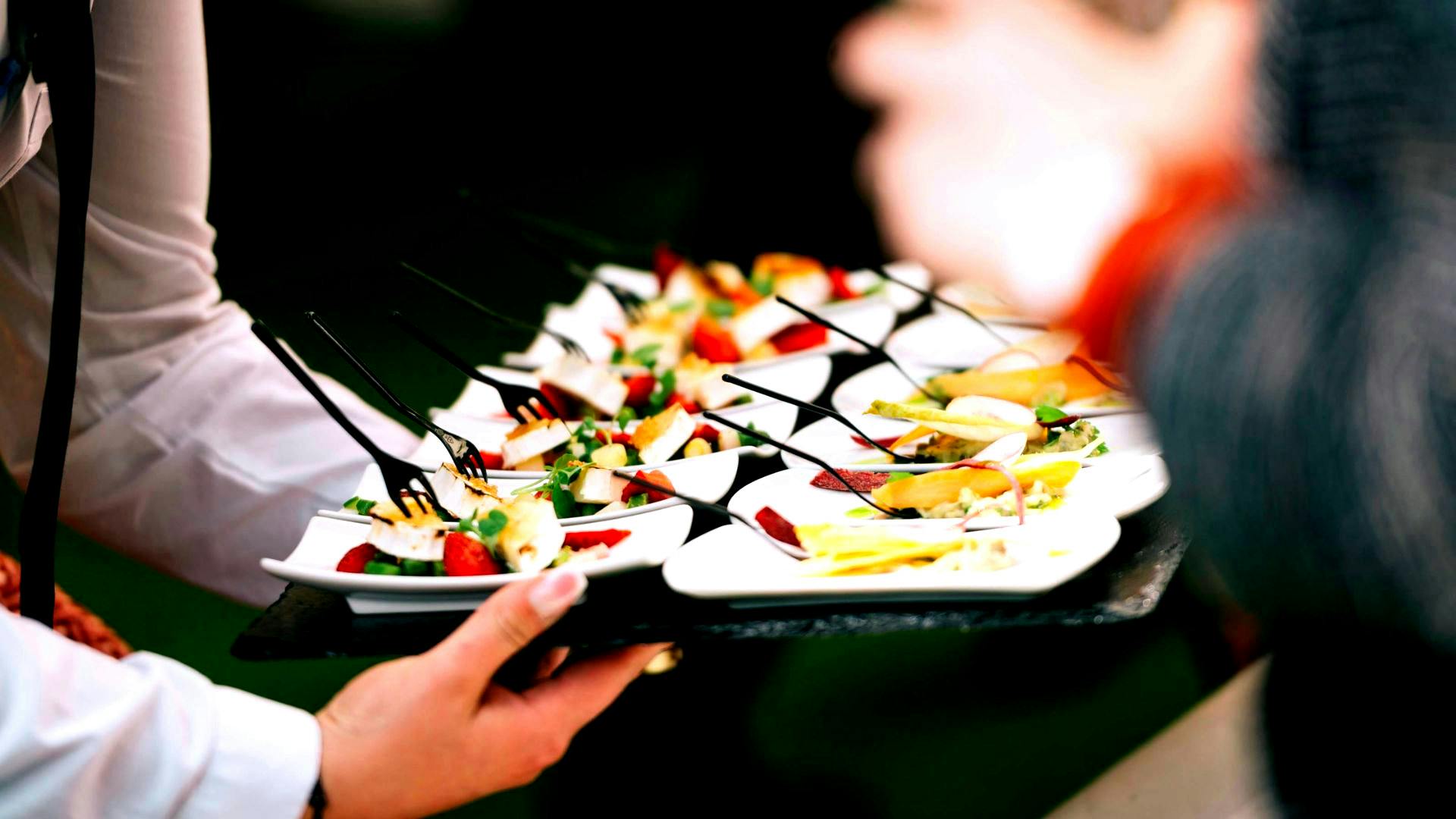 Corporate catering event