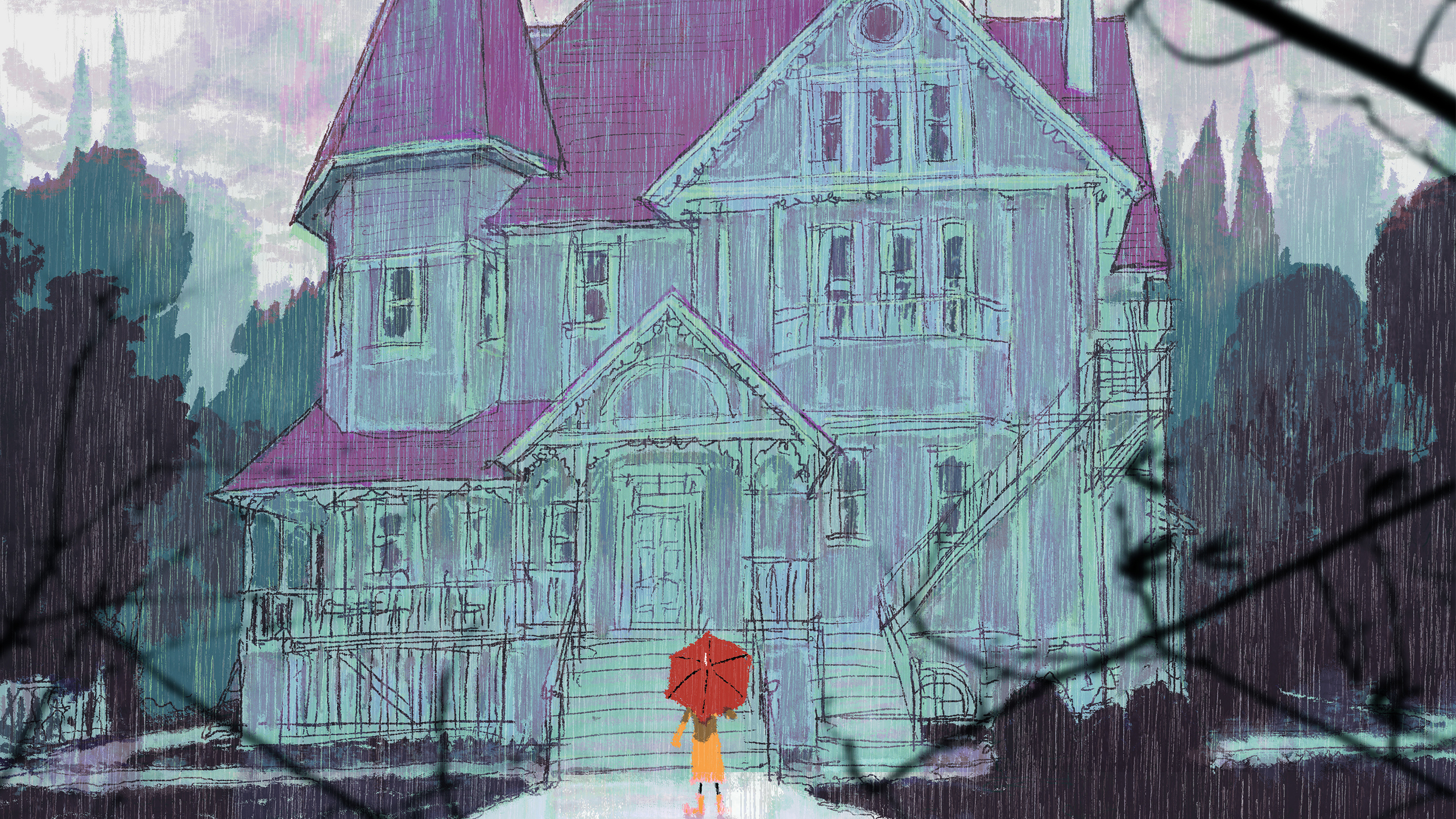 A fantastical animated scene from Coraline