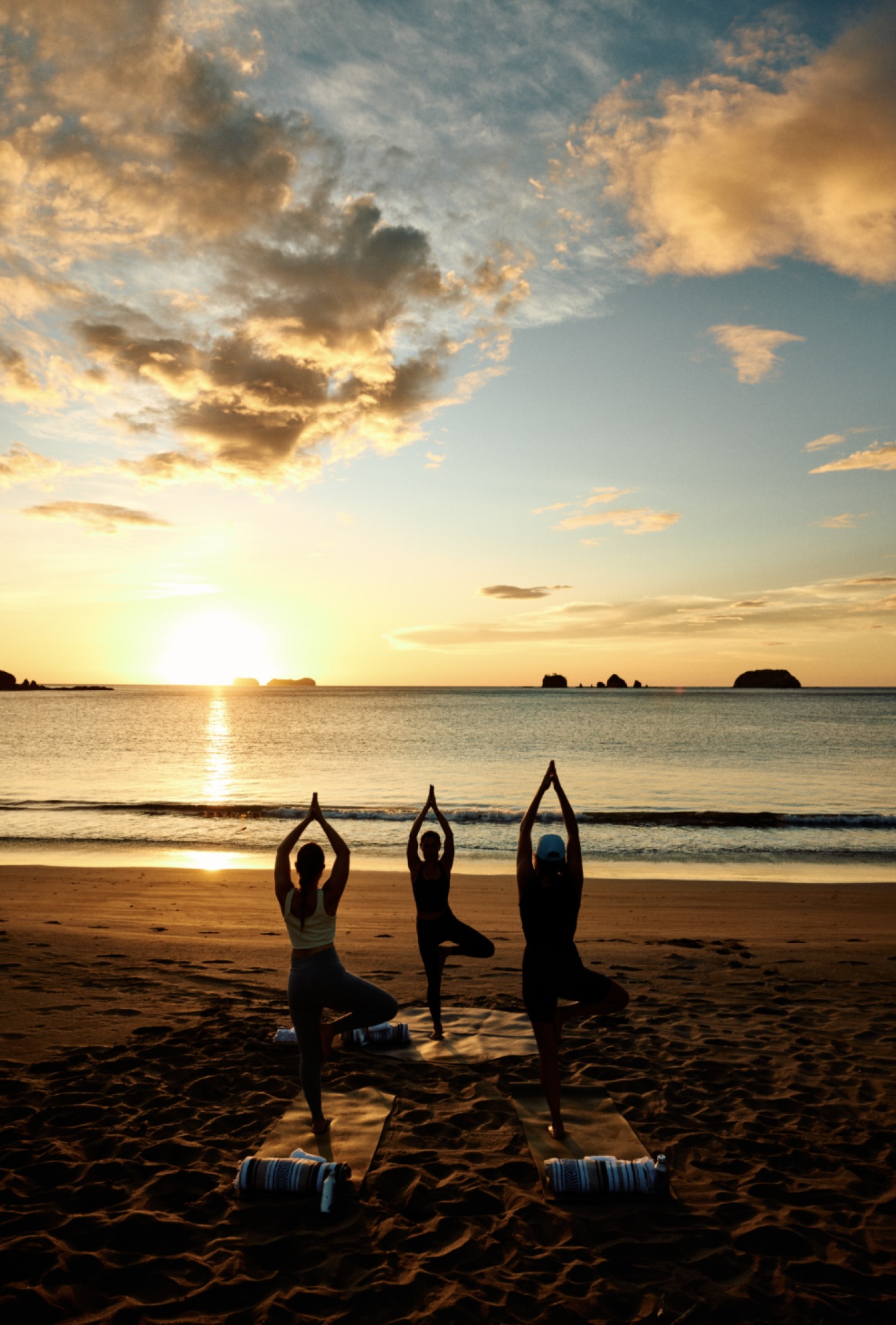 Breathtaking views while enjoying a yoga practice.