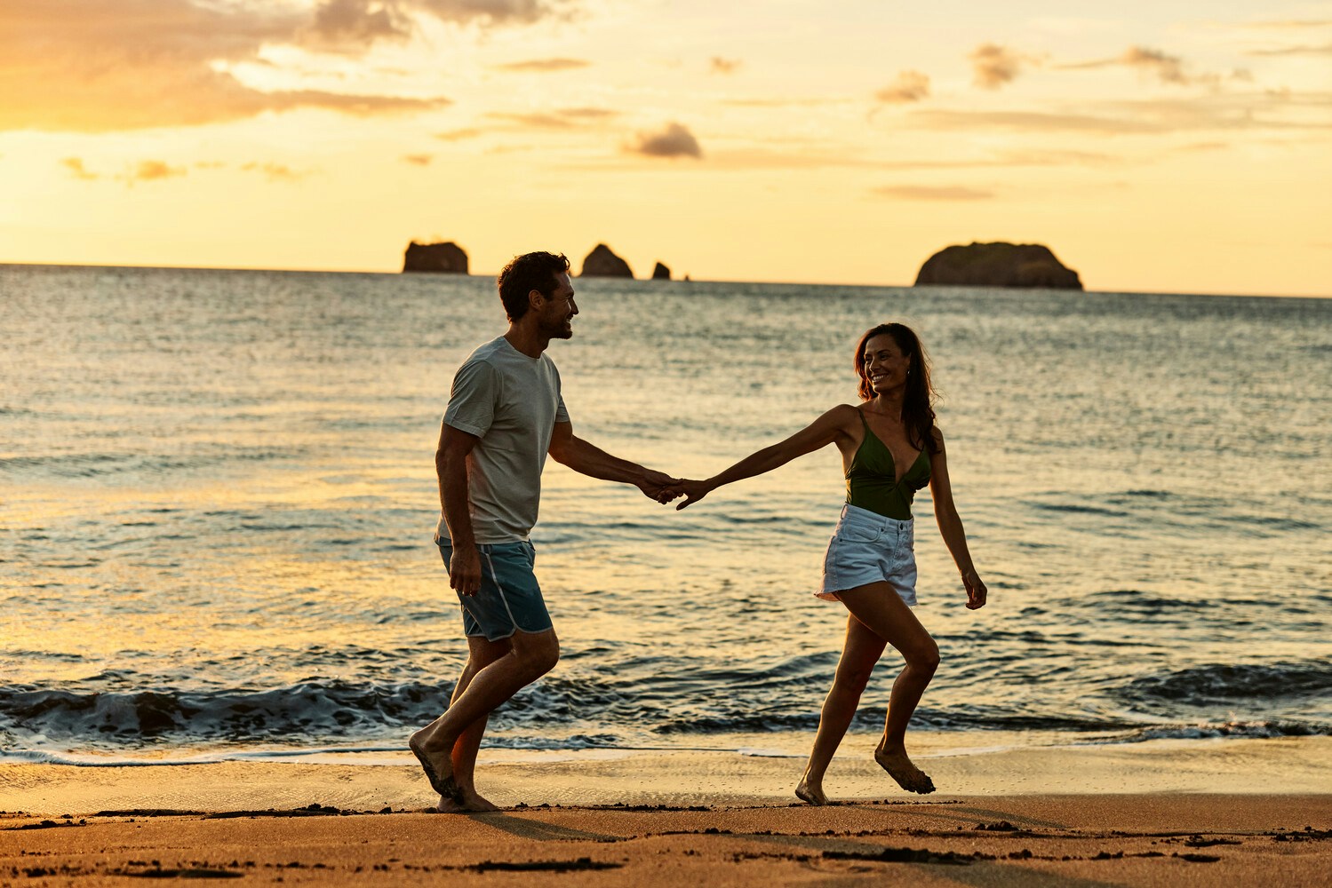 Chase the sunset along Zapotal’s untouched shores.
