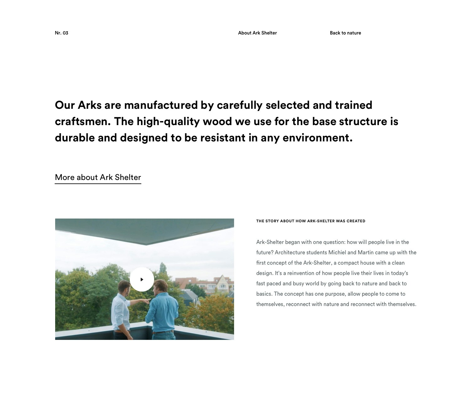 Arkshelter