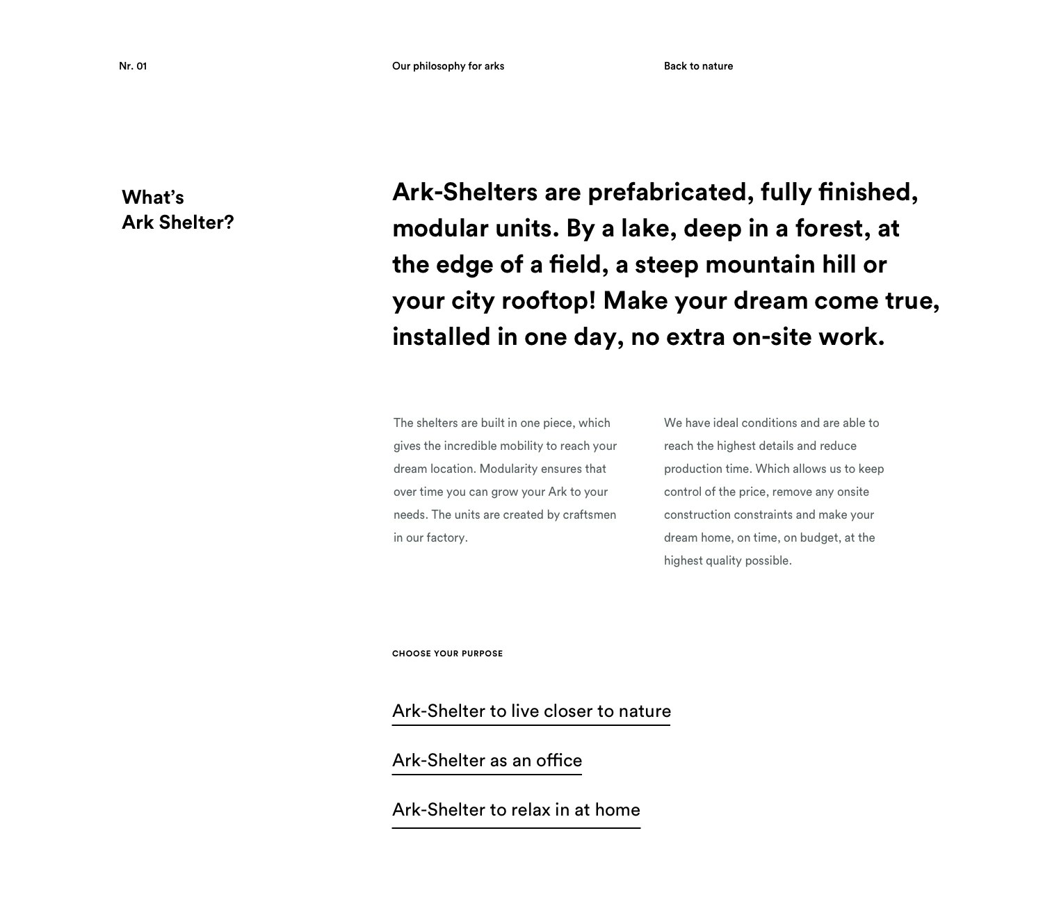 Arkshelter