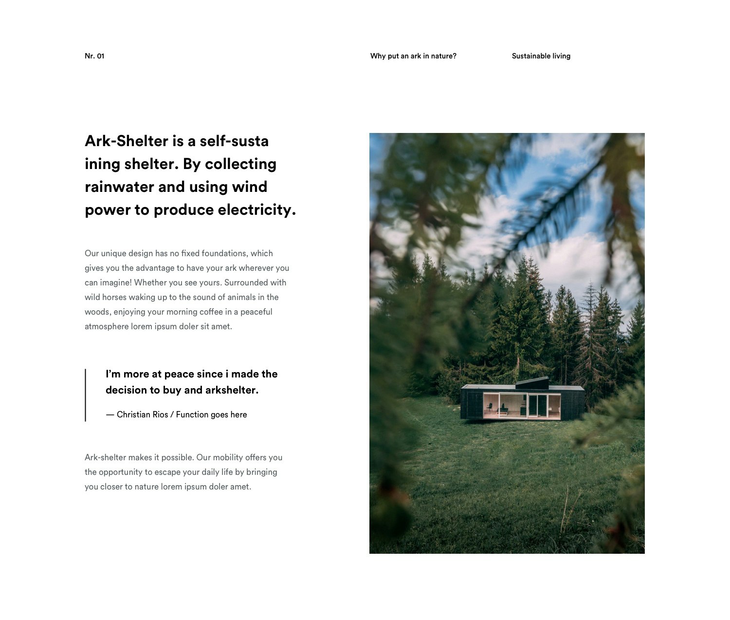 Arkshelter