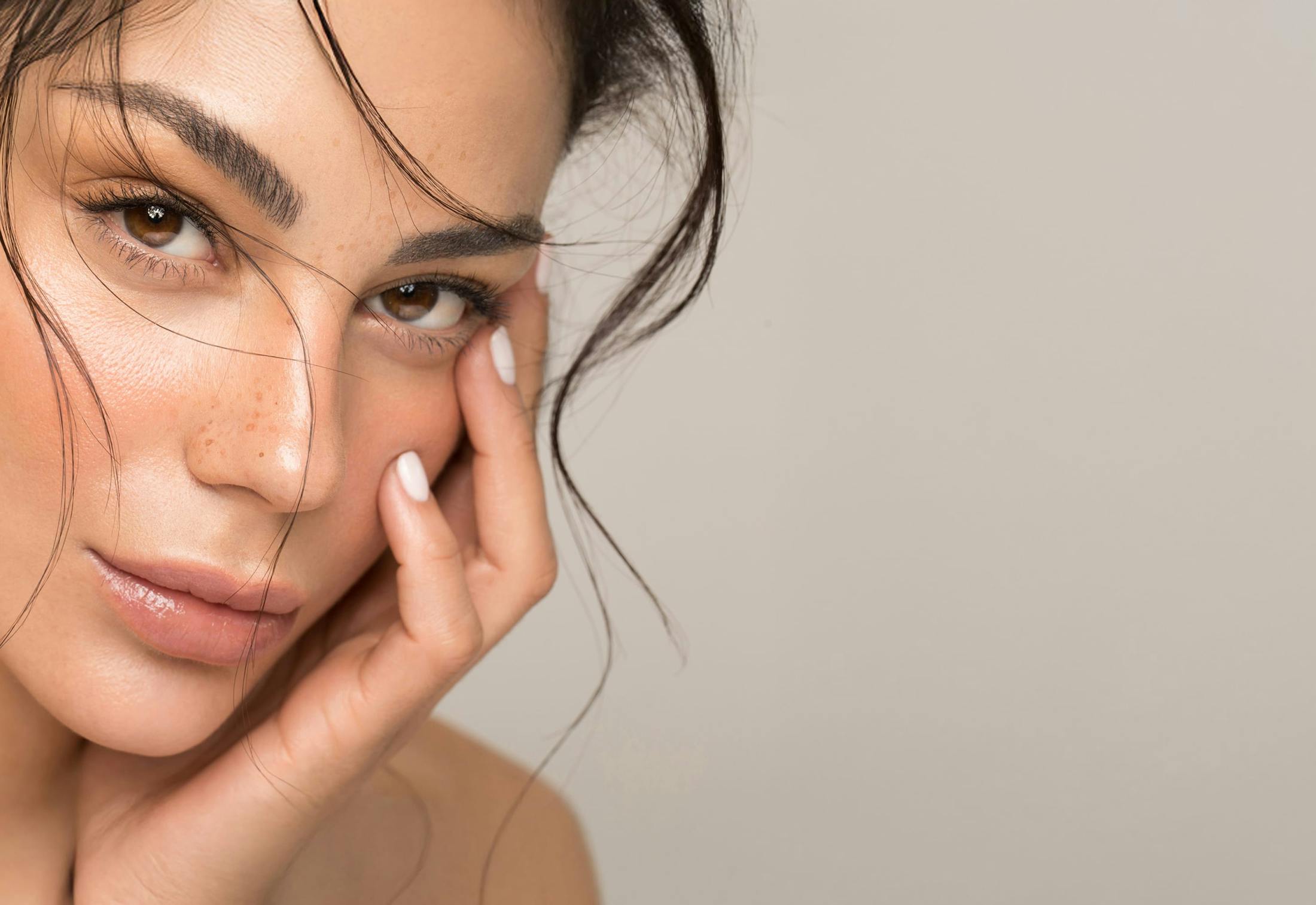 Close-up of a woman’s face