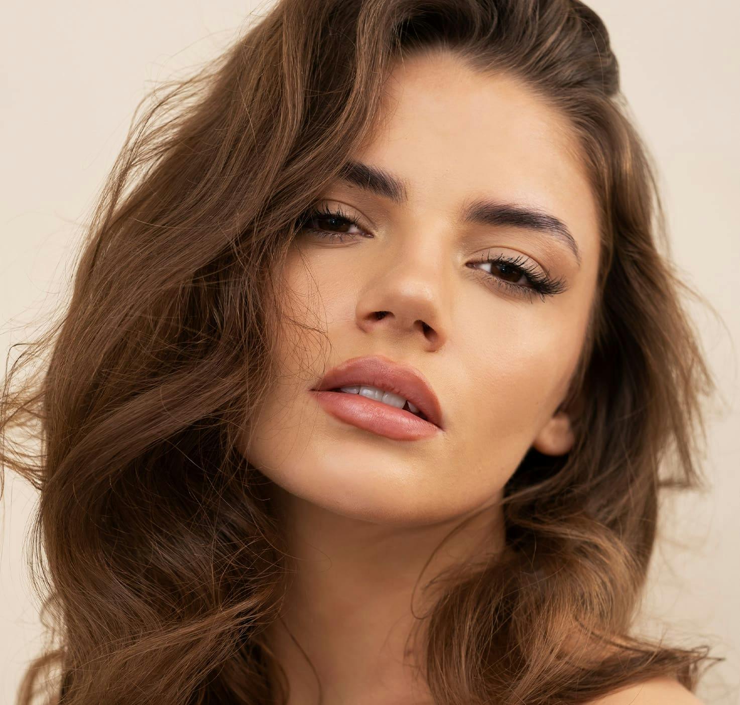 Close up of a womans face