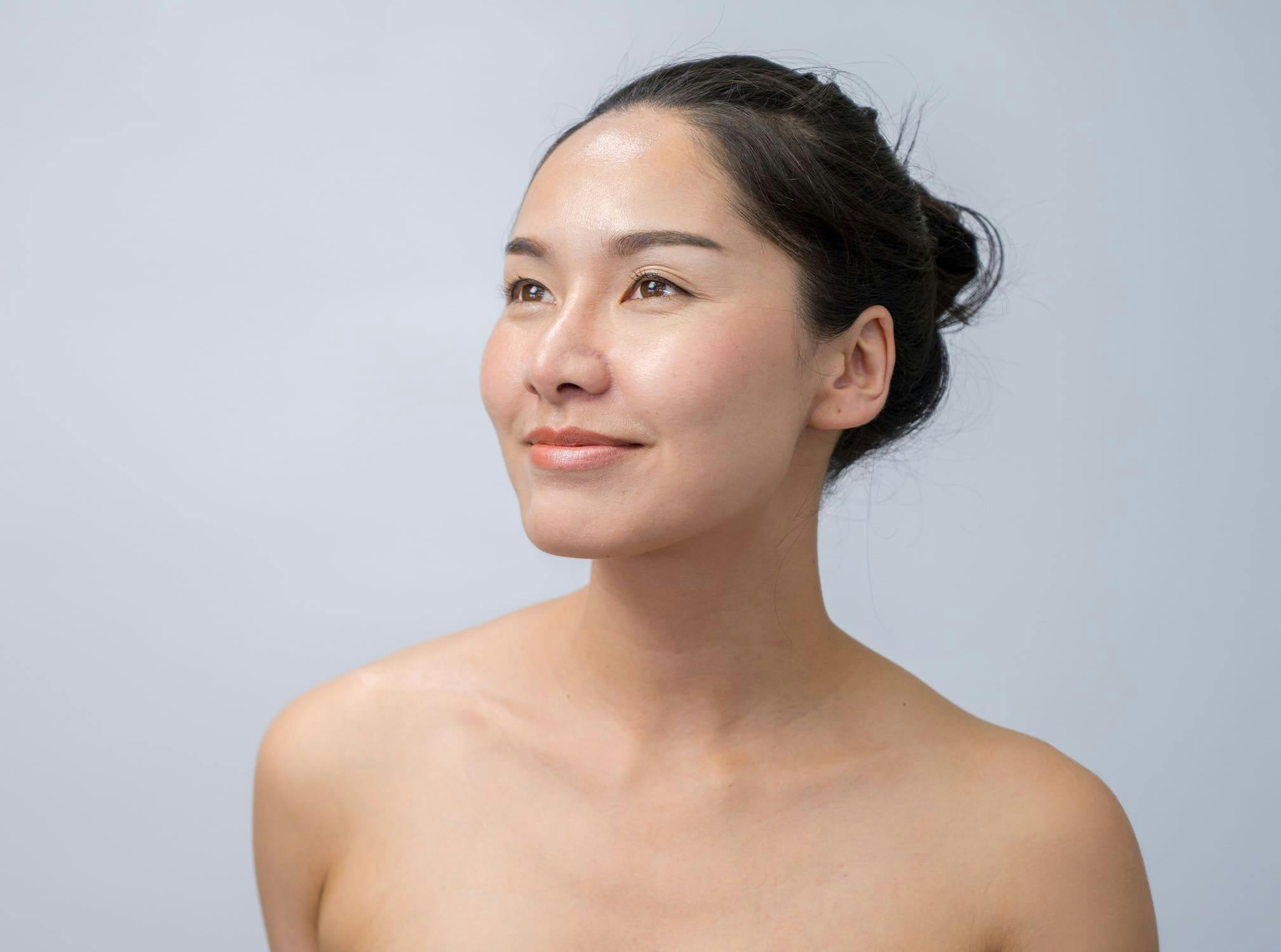 Woman smiling