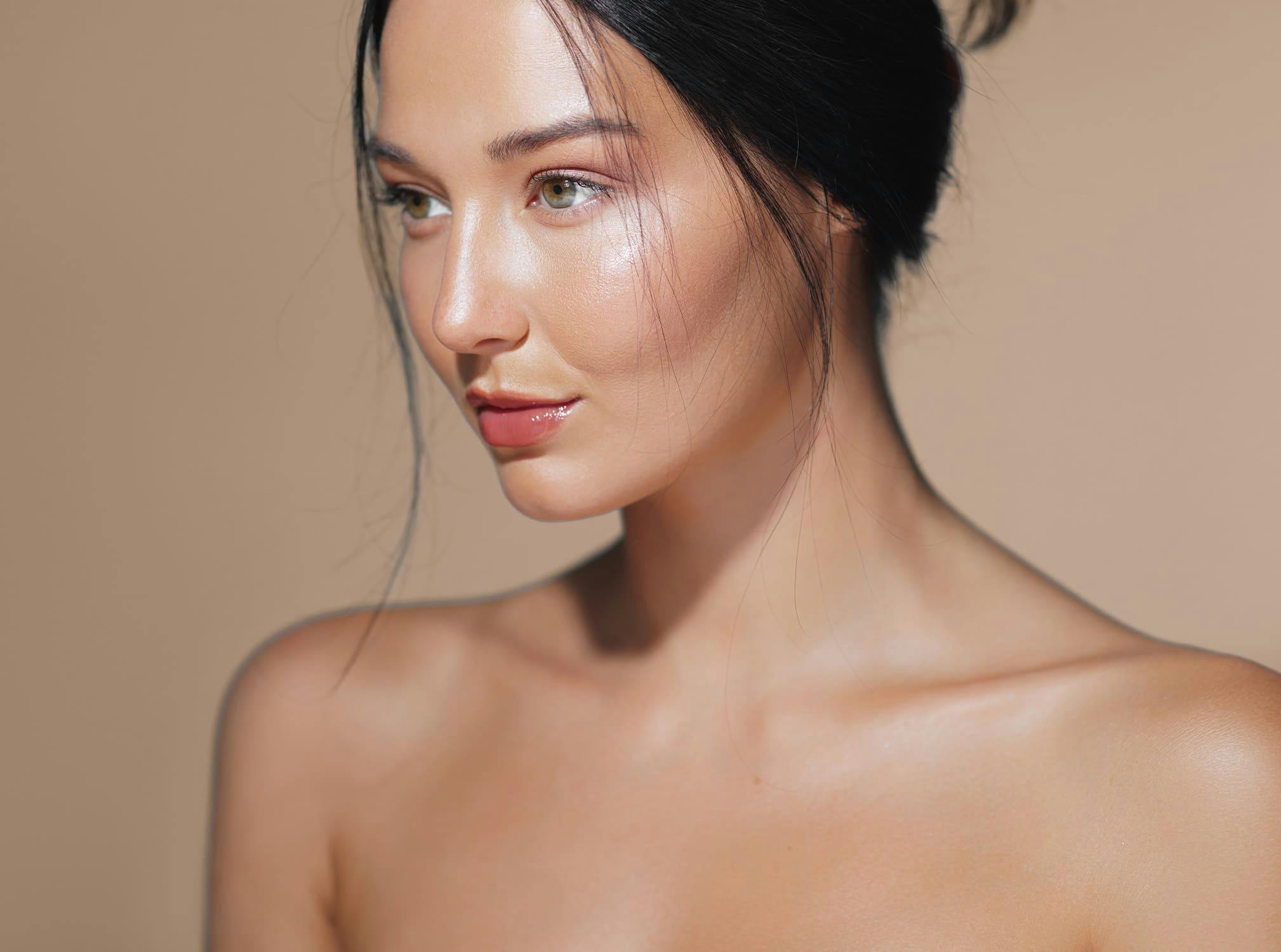 Woman smiling
