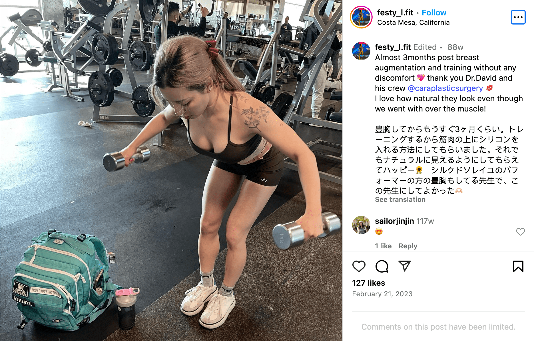 Instagram post preview