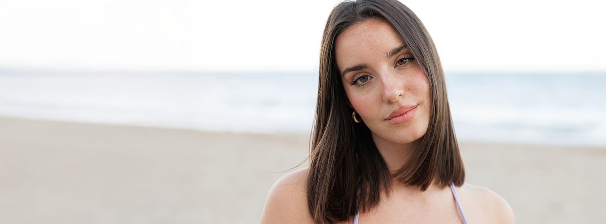 woman on the beach