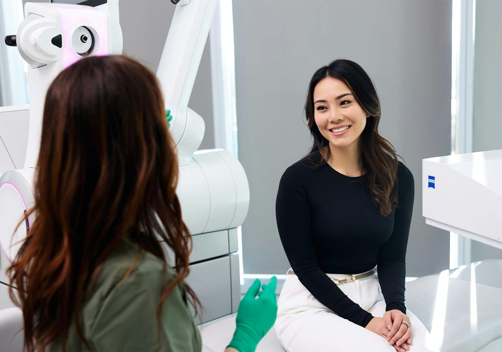 doctor talking to a patient