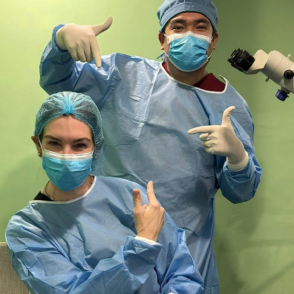 doctors posing for photo