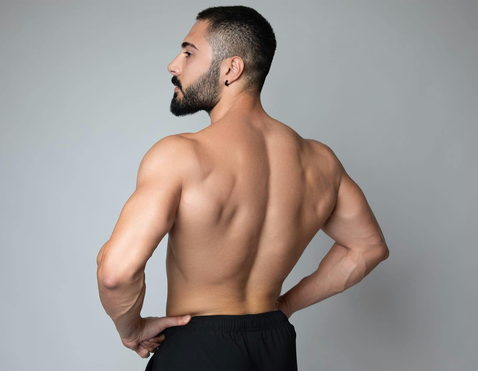 Man's back