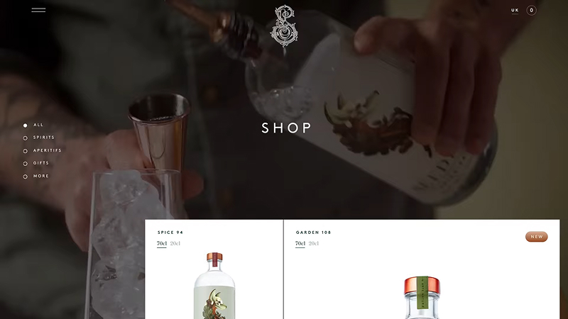 Seedlip website preview