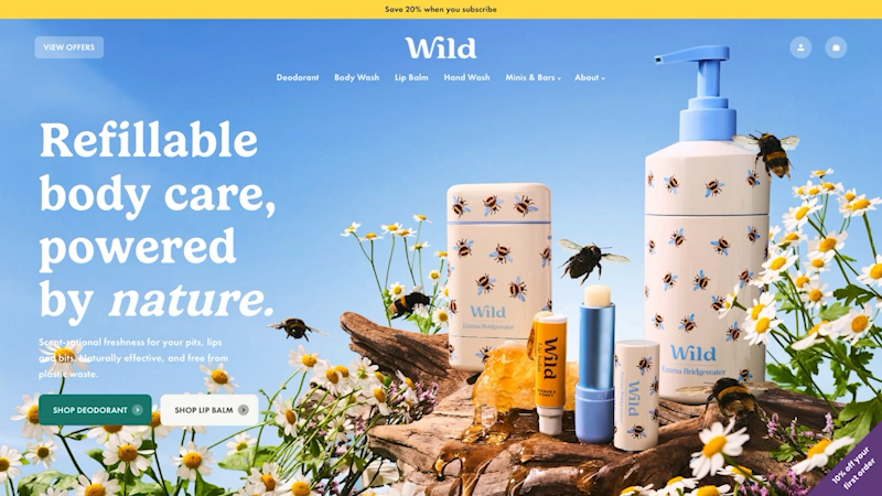 Wild website preview