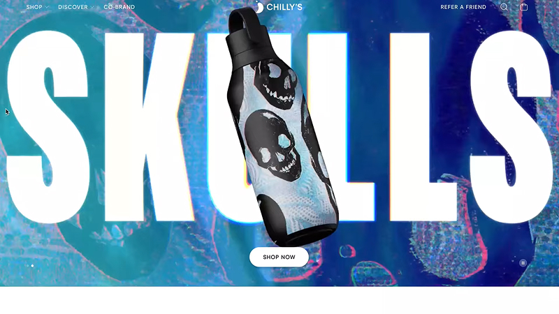 Chilly's website preview