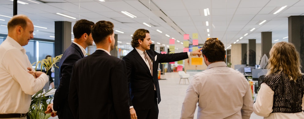 Group Discussion in Office