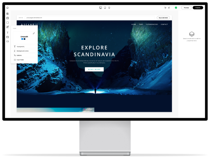 No-code JAMstack website builder