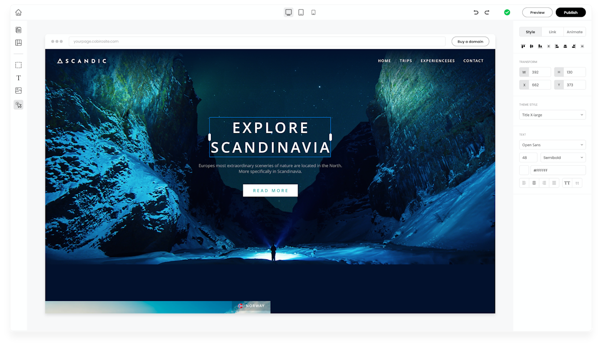 Create stunning website templates in 4 easy steps