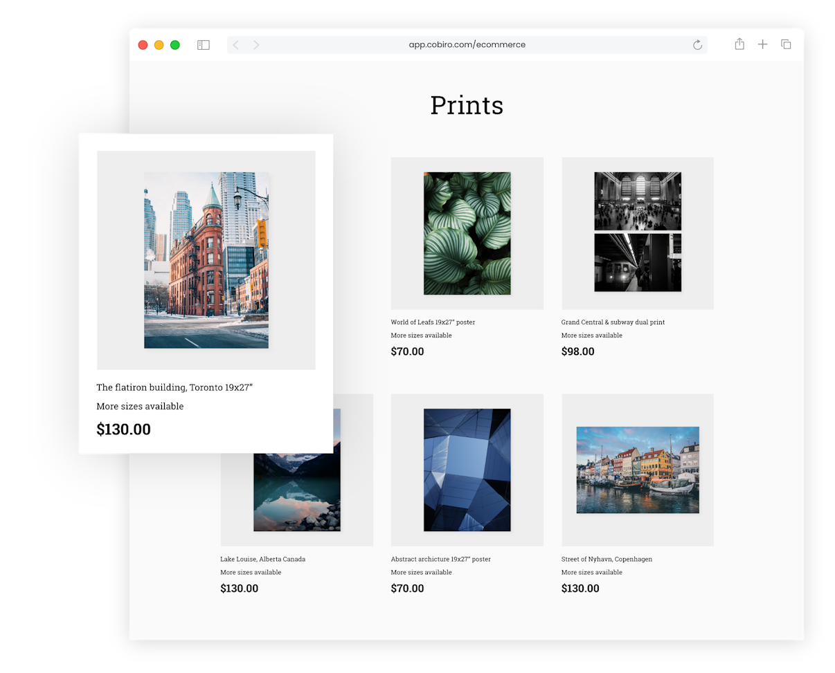 Start selling online with a free store